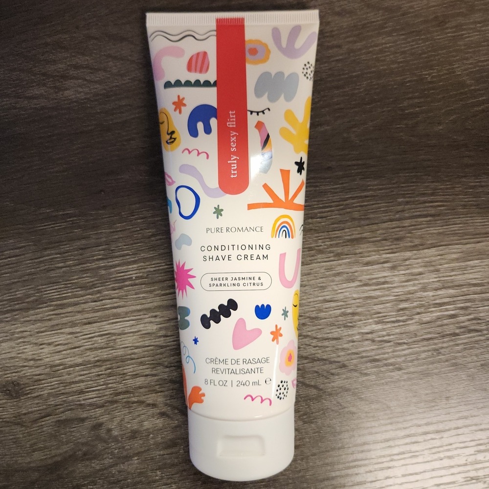 NEW Pure Romance Coochy Conditioning Shave Cream Flirt Truly Sexy 8 Fl oz Tube